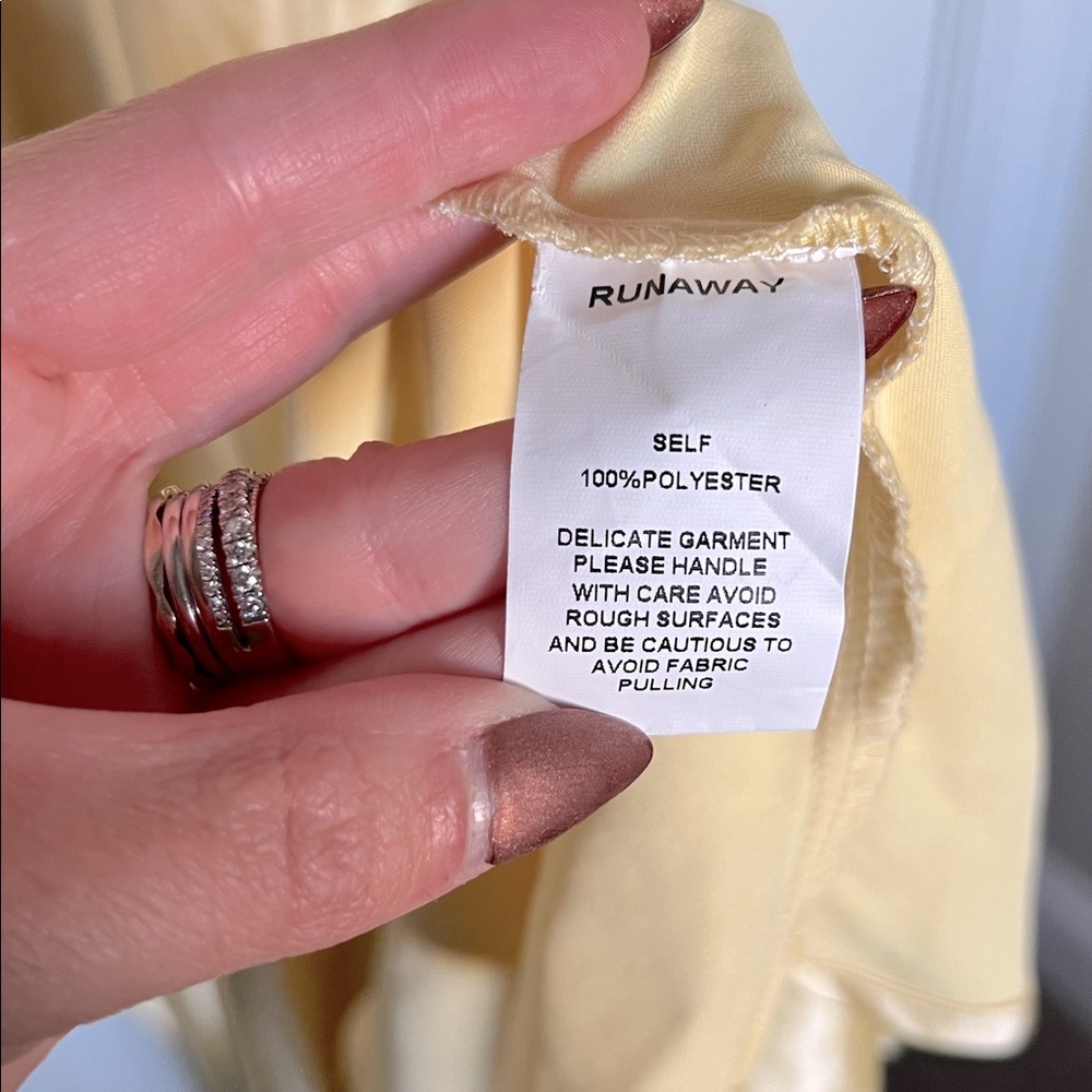 NWT Runaway The Label - Havanna Dress - Yellow - Picture 7 of 11
